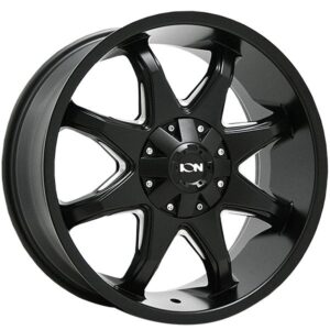ION ION 181, 181 GLOSS BLACK MILLED (20X9 ET0 5X127)