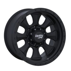 DIRTY LIFE IRONMAN MATTE BLACK,  (17X8.5 ET6 6X139.7)