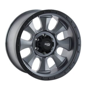 DIRTY LIFE IRONMAN MATTE GUNMETAL,  (17X8.5 ET6 6X139.7)