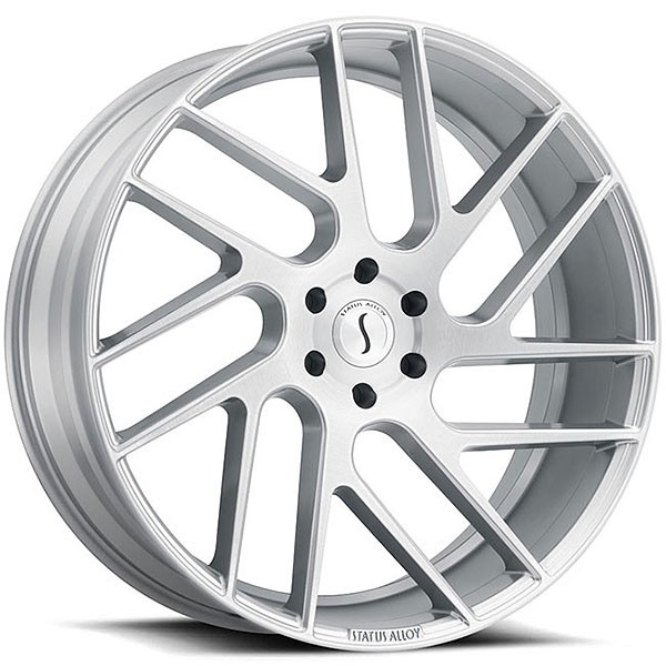 STATUS STATUS JUGGERNAUT, JUGGERNAUT SILVER W BRUSHED MACHINED FACE (26X10 ET15 6X139.7)