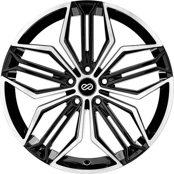 ENKEI TUNING ENKEI TUNING KATANA, KATANA GLOSS BLACK W FULL POLISH (20X8.5 ET40 5X114.3)