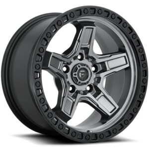FUEL FUEL KICKER 5, KICKER 5 D698 ANTHRACITE W BLACK LIP (17X9 ET1 5X150)