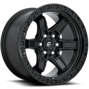 FUEL KICKER 6 D697 MATTE BLACK, (17X9 ET12 6X114.3)
