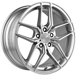 KING TARO SILVER BRUSHED,  (17X7.5 ET43 5X112)