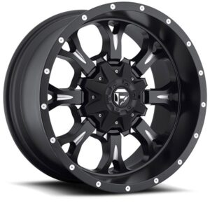 FUEL FUEL KRANK, KRANK D517 MATTE BLACK MILLED (17X9 ET-12 5X139.7)
