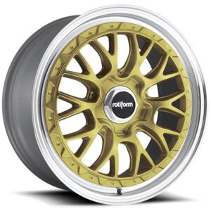 ROTIFORM ROTIFORM LSR, LSR R156 MATTE GOLD MACHINED (19X8.5 ET45 5X112)