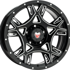 MAMBA M24 86, M24 GLOSS BLACK MACHINED (18X9 ET12 5X150)