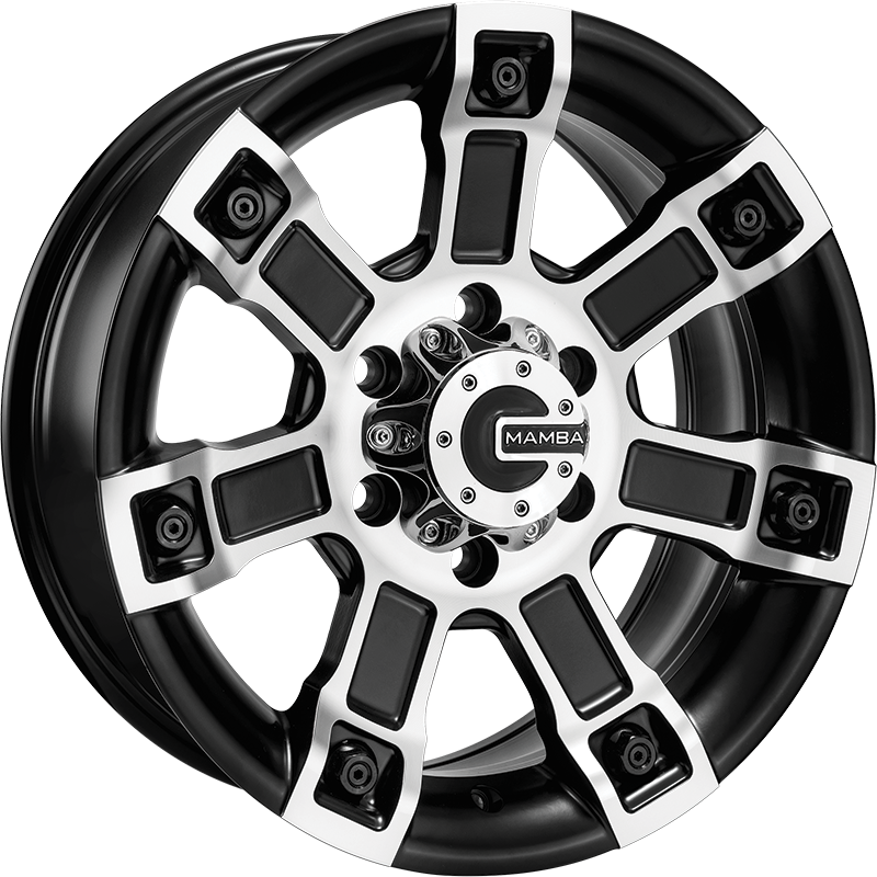MAMBA MAMBA COMANCHE, COMANCHE MATTE BLACK (17X8 ET25 6X139.7)