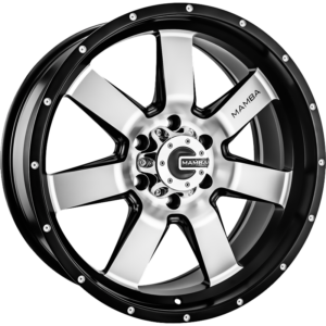 MAMBA MAMBA SM27, SM27 MATTE BLACK W MIRROR FACE (17X9 ET12 6X139.7)