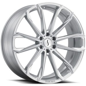 STATUS STATUS MASTADON, MASTADON 6 SILVER W BRUSHED MACHINED FACE (26X10 ET30 6X135)
