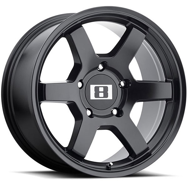 LEVEL 8 LEVEL 8 MK6, MK6 MATTE BLACK (18X9 ET12 5X150)