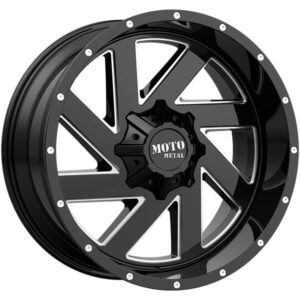 MOTO METAL MO988 MELEE GLOSS BLACK MILLED,  (20X9 ET18 5X127)
