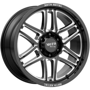 MOTO METAL MOTO METAL MO992 FOLSOM, MO992 FOLSOM GLOSS BLACK MILLED (20X9 ET18 5X139.7)
