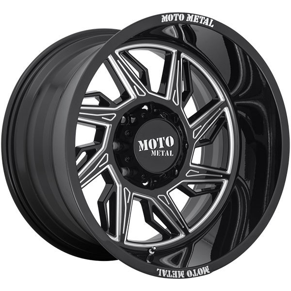 MOTO METAL MOTO METAL MO997 HURRICANE, MO997 HURRICANE GLOSS BLACK MILLED LEFT DIRECTIONAL (22X12 ET-44 6X135)