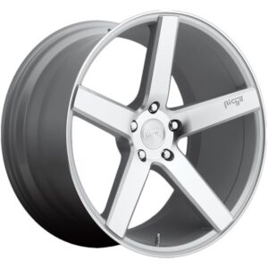 NICHE WHEELS MILAN M135 GLOSS SILVER MACHINED, NICHE (18X8 ET40 5X114.3)