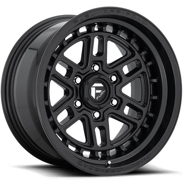 FUEL NITRO 6 D667 MATTE BLACK, (17X9 ET-12 6X135)