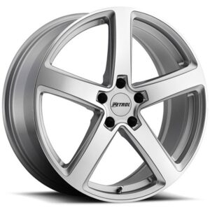 PETROL PETROL P2A, P2A SILVER W MACHINED CUT FACE (17X8 ET40 5X112)