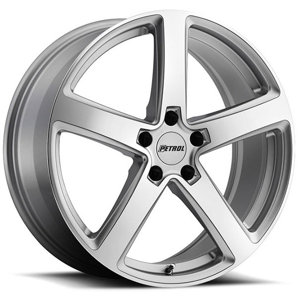 PETROL PETROL P2A, P2A SILVER W MACHINED CUT FACE (17X8 ET32 5X112)