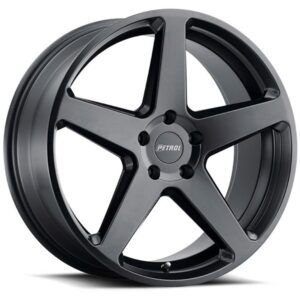 PETROL PETROL P2C, P2C SEMI GLOSS BLACK (19X8 ET40 5X115)