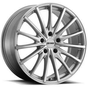 PETROL PETROL P3A, P3A SILVER W MACHINED CUT FACE (17X8 ET32 5X112)