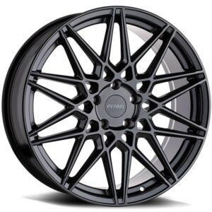 PETROL PETROL P3C, P3C SEMI GLOSS BLACK (17X8 ET40 5X115)