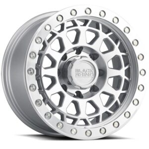 BLACK RHINO PRIMM SILVER,  (17X9 ET0 8X165.1)