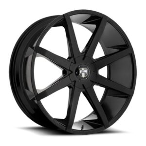 DUB DUB PUSH, PUSH S110 GLOSS BLACK 136031 (22X9.5 ET15 5X120.65)