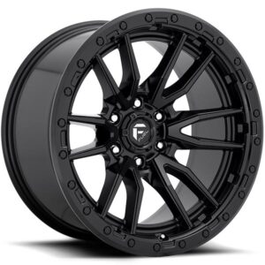 FUEL REBEL 6 D679 MATTE BLACK,  (16X8 ET1 6X139.7)