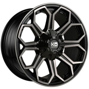KING KING REPLAY, REPLAY GLOSS BLACK W MACHINED DARK TINT (17X9 ET35 6X114.3)