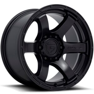 FUEL RUSH D766 SATIN BLACK,  (17X9 ET-12 6X139.7)