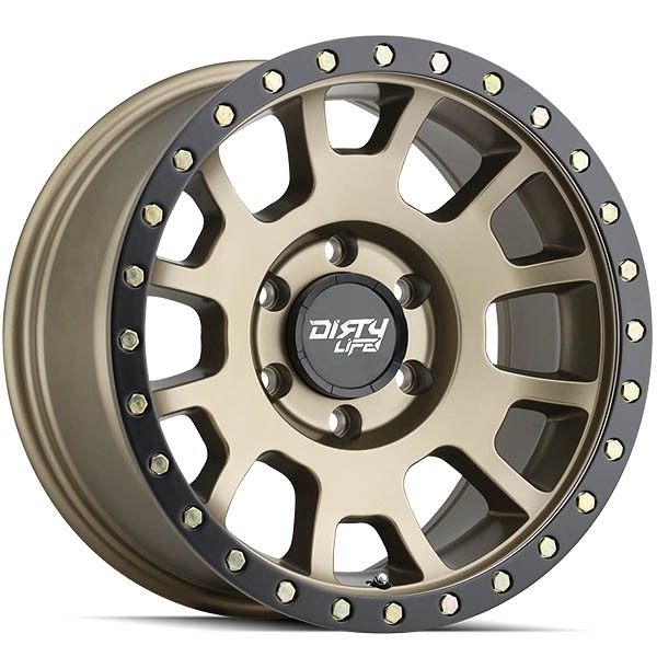 DIRTY LIFE DIRTY LIFE SCOUT, SCOUT MATTE GOLD W BLACK LIP (18X9 ET0 8X170)