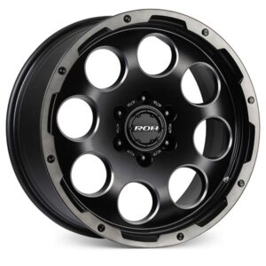 ROH ROH SNIPER, SNIPER MATTE BLACK MILLED (20X9 ET25 6X139.7)