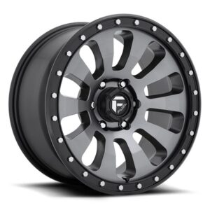 FUEL TACTIC D648 ANTHRACITE W BLACK LIP,  (20X9 ET20 5X127)