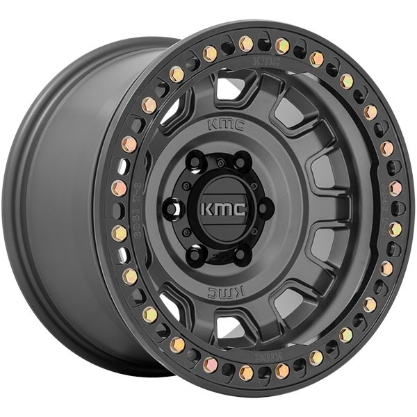 KMC TANK BEADLOCK KM236 ANTHRACITE, (17X9 ET-38 8X170)