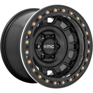 KMC TANK BEADLOCK KM236 SATIN BLACK,  (17X9 ET-38 6X139.7)