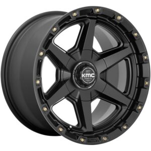 KMC TEMPO KM101 SATIN BLACK,  (17X9 ET18 6X135)