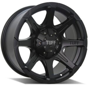 TUFF A T TUFF A T T 05, T 05 SATIN BLACK (16X8 ET10 6X139.7)