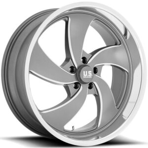 US MAGS US MAGS DESPERADO 5, DESPERADO 5 U133 ANTHRACITE MILLED W DIAMOND CUT LIP (22X8.5 ET1 5X120.65)