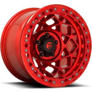 FUEL UNIT BEADLOCK D121 CANDY RED,  (17X9 ET-15 5X127)