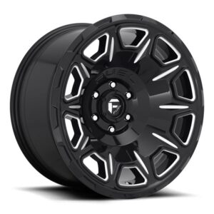 FUEL VENGEANCE D688 GLOSS BLACK MILLED,  (17X9 ET-12 6X135)