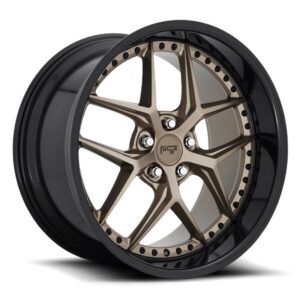 NICHE WHEELS VICE, NICHE VICE M227 MATTE BRONZE W BLACK RING (19X8.5 ET35 5X114.3)