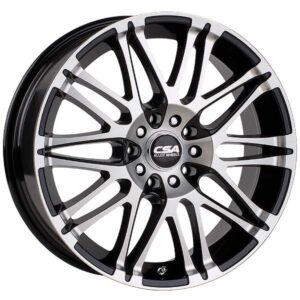 CSA VORST GUNMETAL BLACK W MACHINE FACE,  (17X7 ET40 5X114.3)