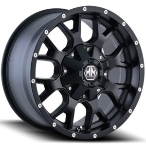 MAYHEM MAYHEM WARRIOR, WARRIOR MATTE BLACK (18X9 ET18 8X165.1)