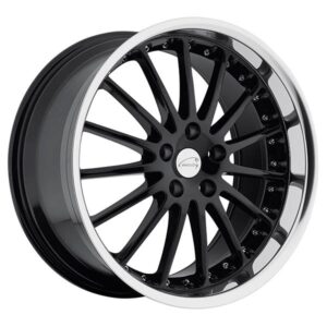COVENTRY COVENTRY WHITLEY, WHITLEY GLOSS BLACK W MIRROR CUT LIP (20X10 ET25 5X108)