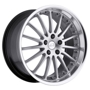 COVENTRY COVENTRY WHITLEY, WHITLEY GLOSS BLACK W MIRROR CUT LIP 81143 (17X8 ET42 5X108)