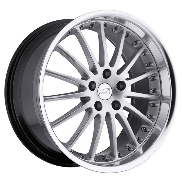 COVENTRY COVENTRY WHITLEY, WHITLEY GLOSS BLACK W MIRROR CUT LIP 81143 (17X8 ET42 5X108)