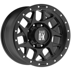 KMC BULLY XD127 SATIN BLACK W REINFORCING RING,  (18X9 ET18 6X139.7)