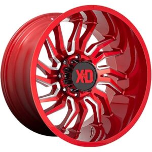 ION KMC TENSXD858 CANDY RED MILLED, KMC TENS XD858 CANDY RED MILLED (20X10 ET-18 5X127)