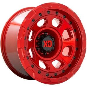KMC STORM XD861 CANDY RED,  (17X9 ET0 5X127)