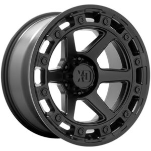 KMC RAID XD862 SATIN BLACK,  (17X9 ET0 6X120)